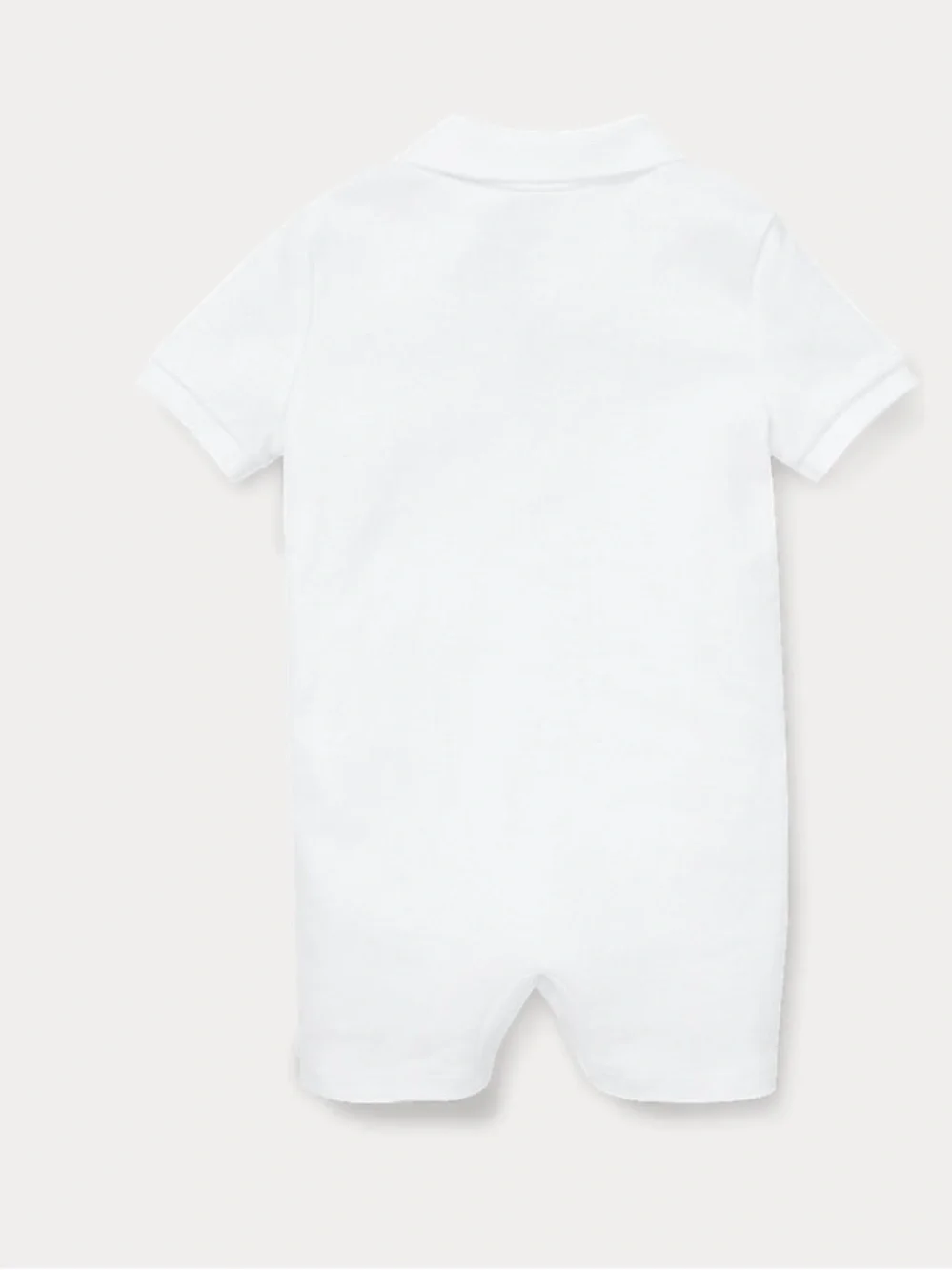 Ralph Lauren White Polo Baby Shortall